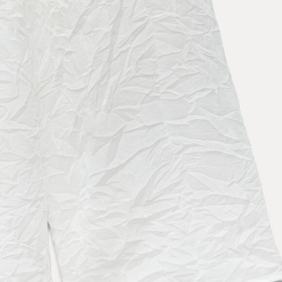 WRINKLED EFFECT FEATHER SHIRT - Picture 8 of 8